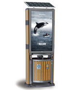 新款德瀾仕廣告垃圾桶(節(jié)能型)HT-WDF061