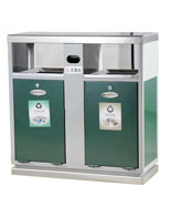 不銹鋼戶外垃圾桶HT-BXG1640