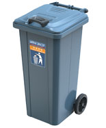 萬(wàn)德福深藍(lán)色120L戶(hù)外垃圾桶HT-WDF202