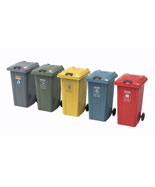 萬(wàn)德福240L五色分類(lèi)戶(hù)外垃圾桶HT-WDF204