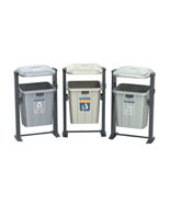 萬(wàn)德福戶(hù)外三色分類(lèi)垃圾桶HT-WDF206