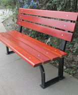 新款鑄鐵腳休閑椅公園景區(qū)HT-XXY345