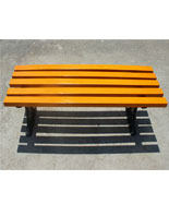 無靠背防腐木加厚室外休閑椅HT-XXY402