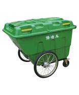 400L人力環(huán)衛(wèi)三輪垃圾車HT-LJC121