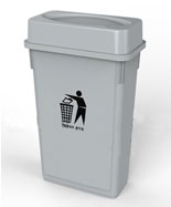 新款塑料90L戶外灰色垃圾桶HT-SL3470