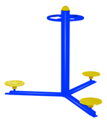 三人轉(zhuǎn)腰器HT-KT110