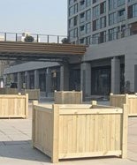 防腐木室外單個花箱HT-HX150