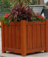 戶外景區(qū)防腐木花箱HT-HX190