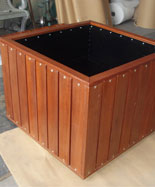 防腐木戶外廣場花箱HT-HX200