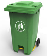 戶外腳踏240L塑料垃圾桶HT-SL3860