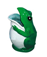 青蛙卡通造型戶外垃圾桶HT-BLG2500