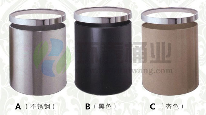 不銹鋼室內(nèi)單層房間垃圾桶