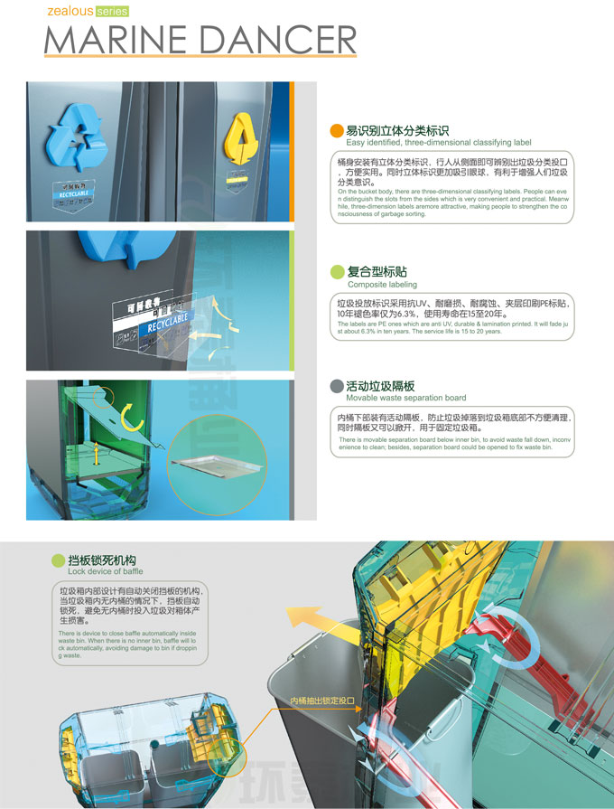 德瀾仕分類廣告垃圾桶 德瀾仕分類廣告垃圾桶