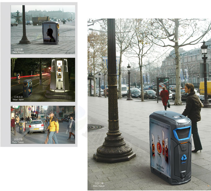 德瀾仕分類廣告垃圾桶 德瀾仕分類廣告垃圾桶