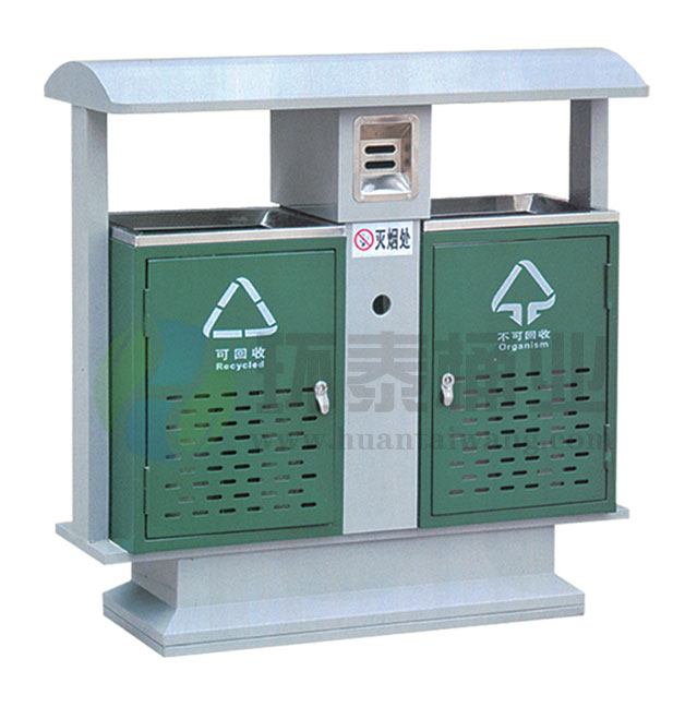 新款鋼制戶外垃圾桶