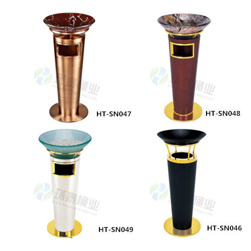 座地寶鼎黑色室內(nèi)垃圾桶