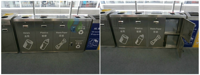 多分類不銹鋼垃圾桶