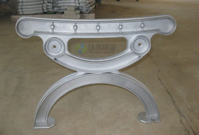 無靠背戶外塑木園林椅