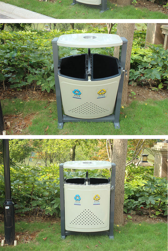 萬德福搖擺式分類垃圾桶