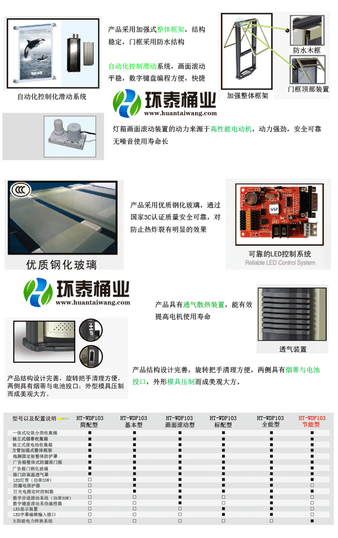 萬(wàn)德福太陽(yáng)能分類(lèi)垃圾桶