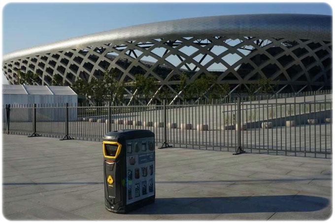 德瀾仕分類廣告垃圾桶