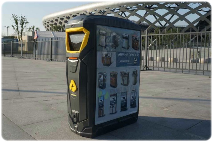 德瀾仕分類廣告垃圾桶