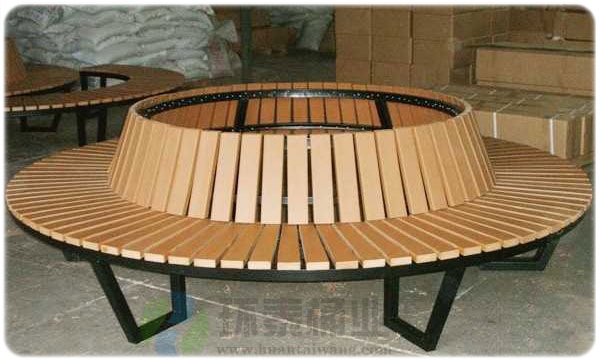 戶外防腐木圍樹休閑椅