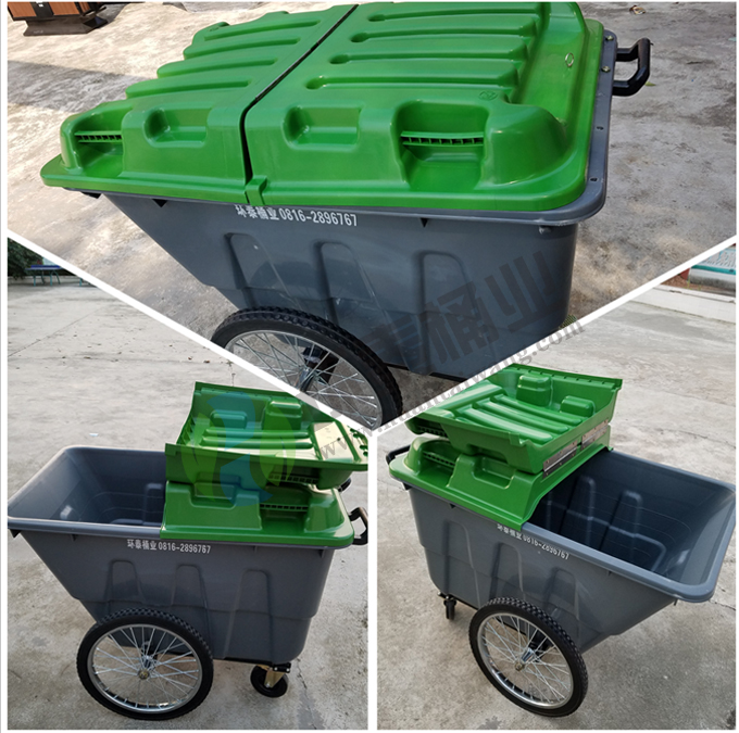 手推塑料垃圾清運(yùn)車