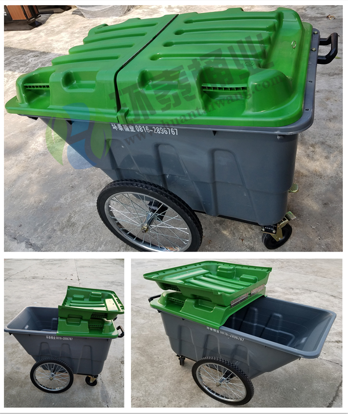 手推塑料垃圾清運(yùn)車