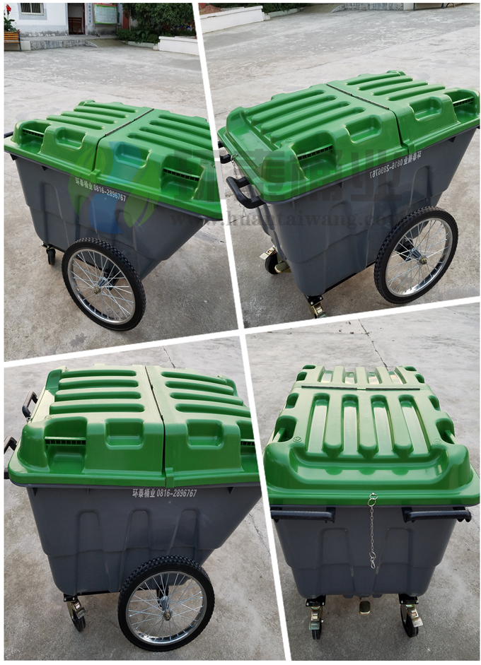 手推塑料垃圾清運(yùn)車