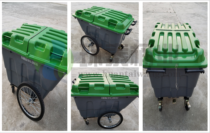 手推塑料垃圾清運(yùn)車
