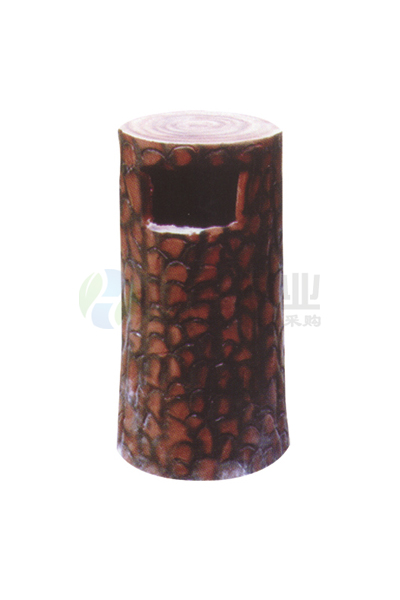 樹樁造型玻璃鋼垃圾桶