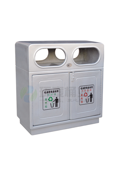 分類玻璃鋼戶外垃圾桶