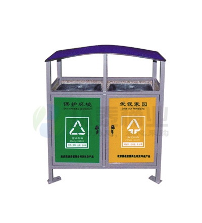 雙色牛奶盒環(huán)保材質(zhì)分類垃圾筒