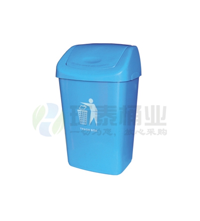 40L藍色室內塑料垃圾桶