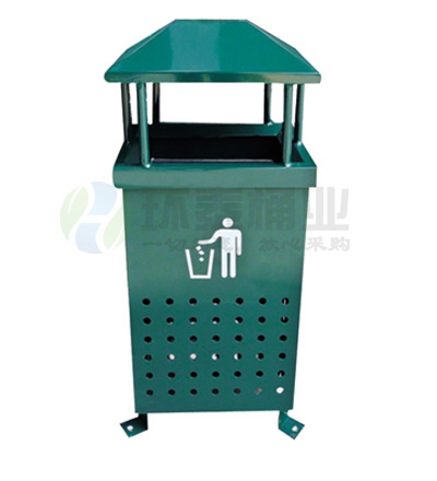戶外寶鼎沖孔分類垃圾桶