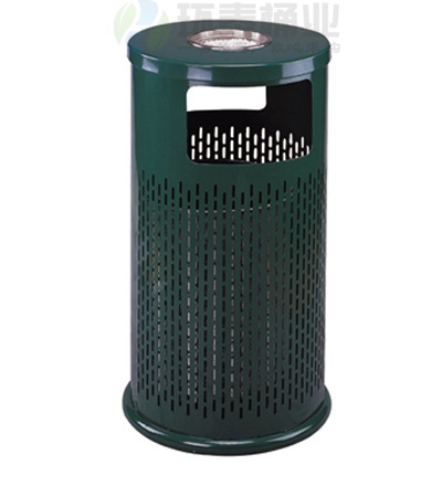 圓形沖孔鋼制垃圾桶