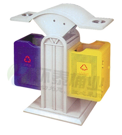 雙色分類(lèi)沖孔垃圾桶