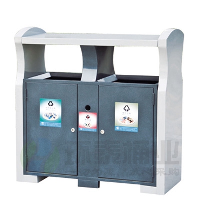 戶外分類鋼制果皮箱