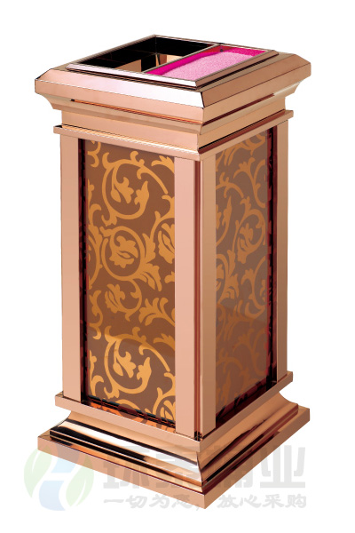 萬(wàn)事如意系列玻璃玫瑰金桶