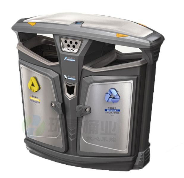 德瀾仕不銹鋼垃圾桶