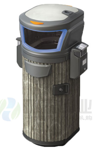 德瀾仕大理石紋垃圾桶