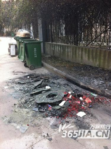 冬季塑料垃圾桶被燒壞的頻率增加