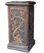 仿古方形玻璃鋼垃圾桶HT-BLG2080