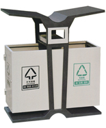 翼型分類鋼制果皮箱HT-GZ4530